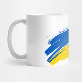 ABSRTACK FLAG UKRINE Mug